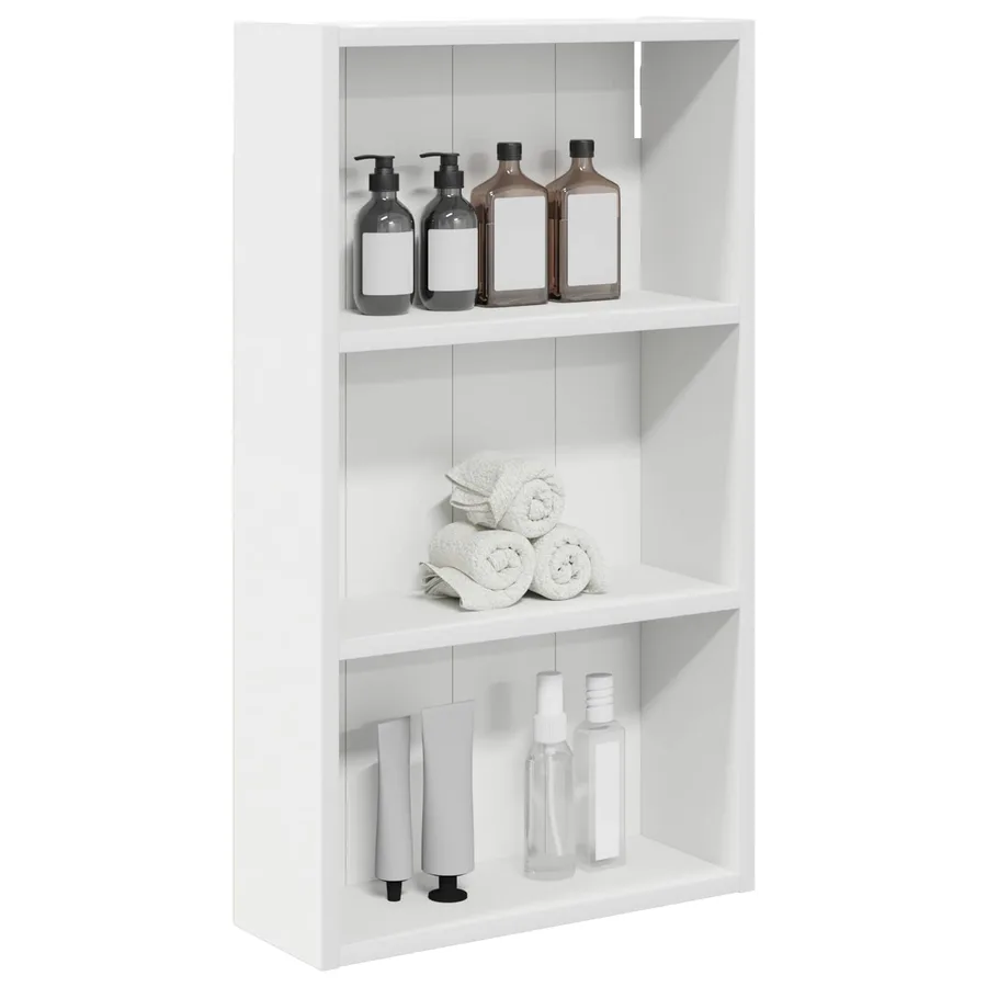 Armoire murale de salle de bain Blanc 40 x 14 x 70 cm - 3