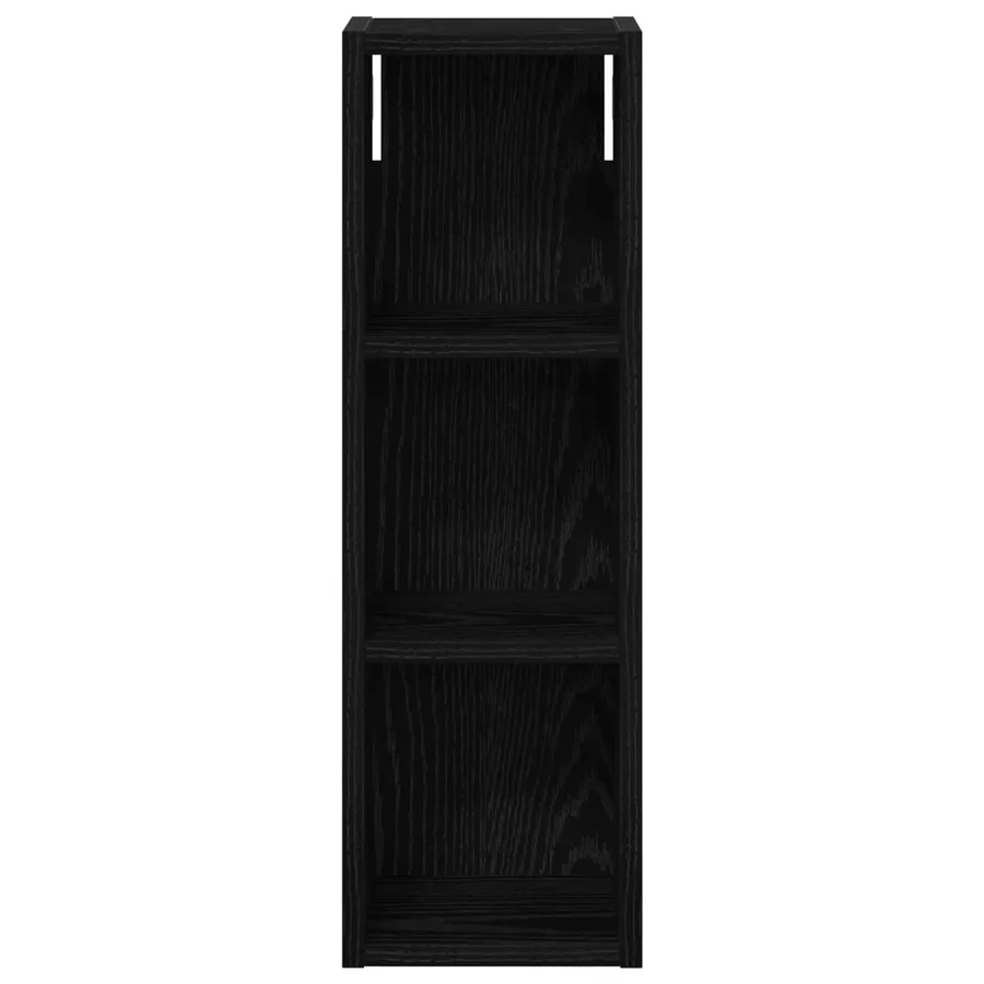 Armoire murale de salle de bain Chêne Noir 20 x 16 x 62,5 cm - 6