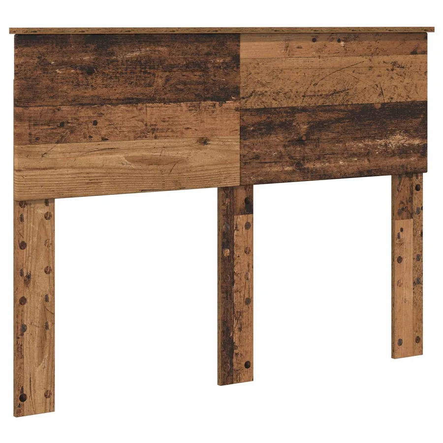 Cadre de lit Bois ancien 135 x 190 cm Bois d'ingénierie - 7