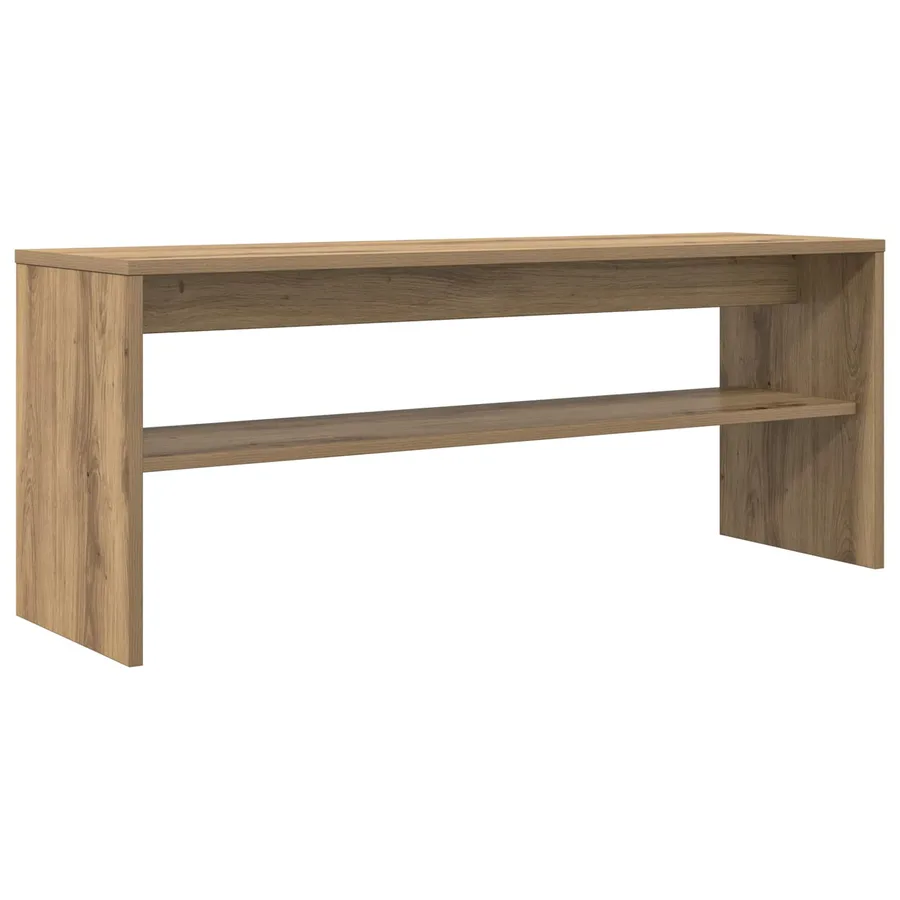 Meuble TV 100 x 30 x 40 cm Chêne artisanal Bois d'ingénierie - 2