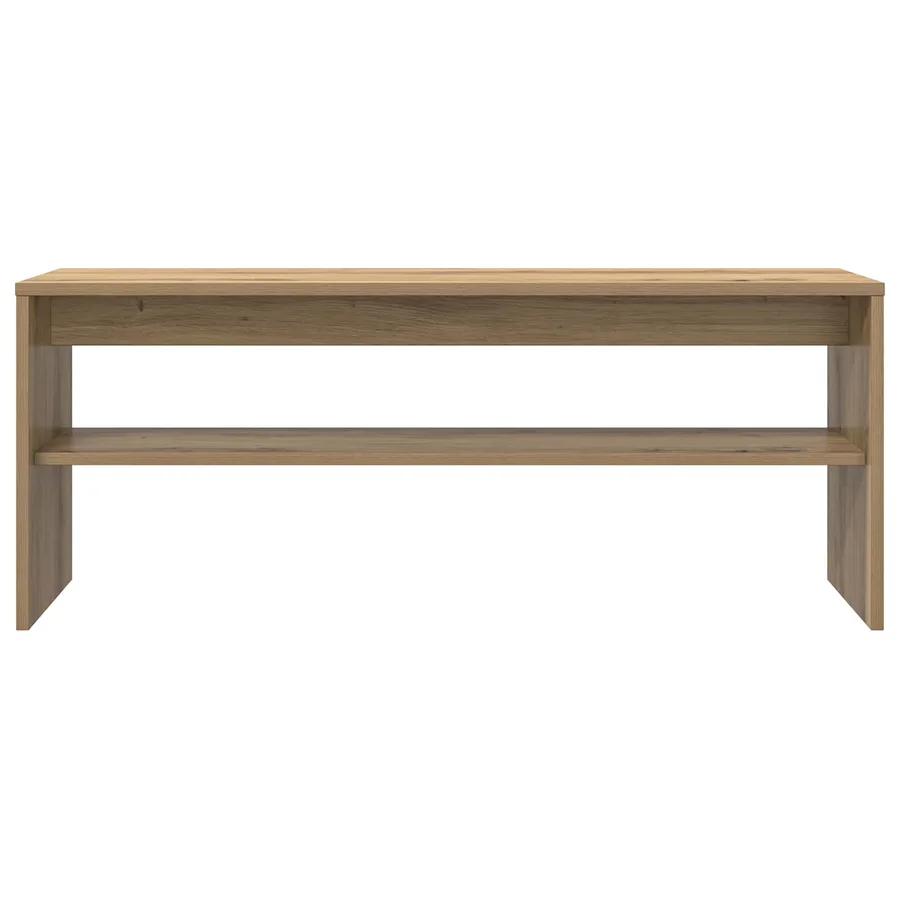 Meuble TV 100 x 30 x 40 cm Chêne artisanal Bois d'ingénierie - 5
