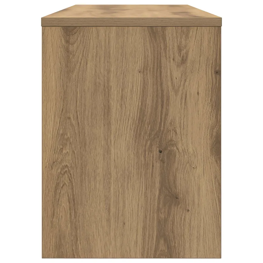 Meuble TV 100 x 30 x 40 cm Chêne artisanal Bois d'ingénierie - 6