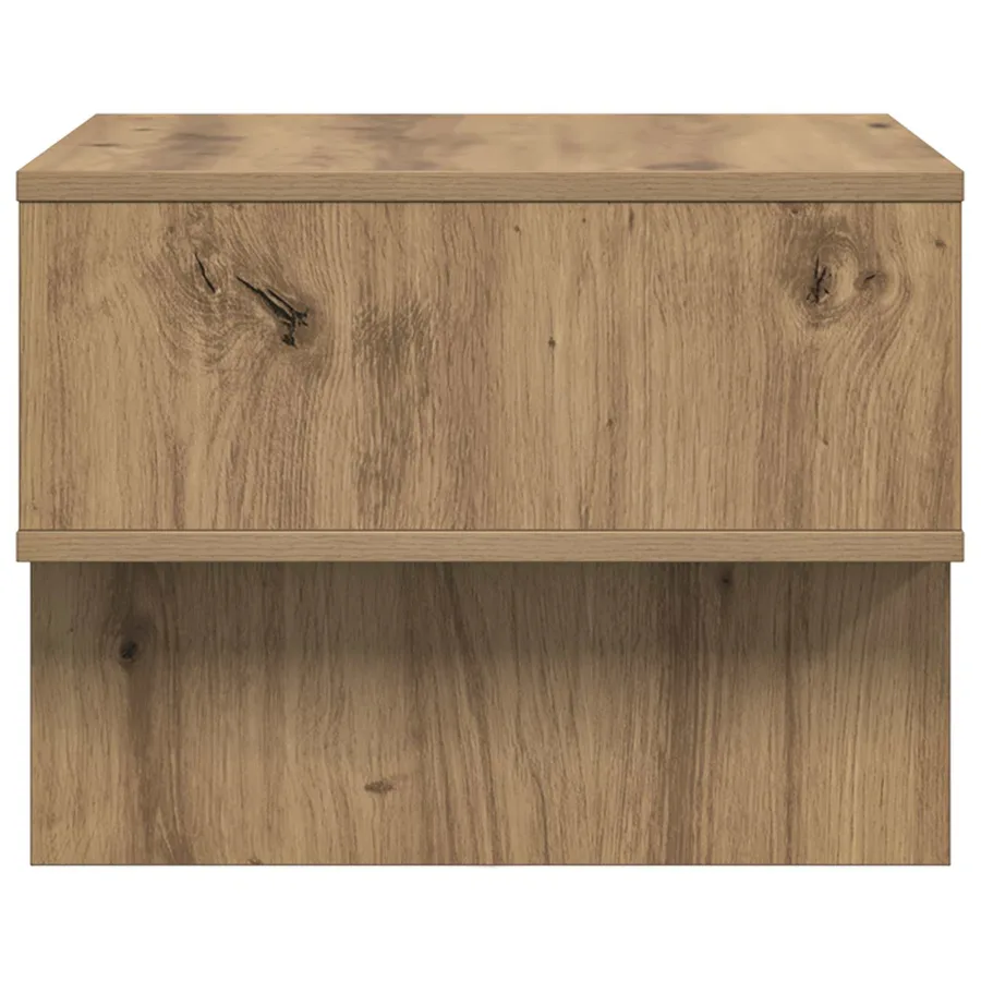Table basse Chêne artisanal 48 x 46 x 35 cm Bois d'ingénierie - 6