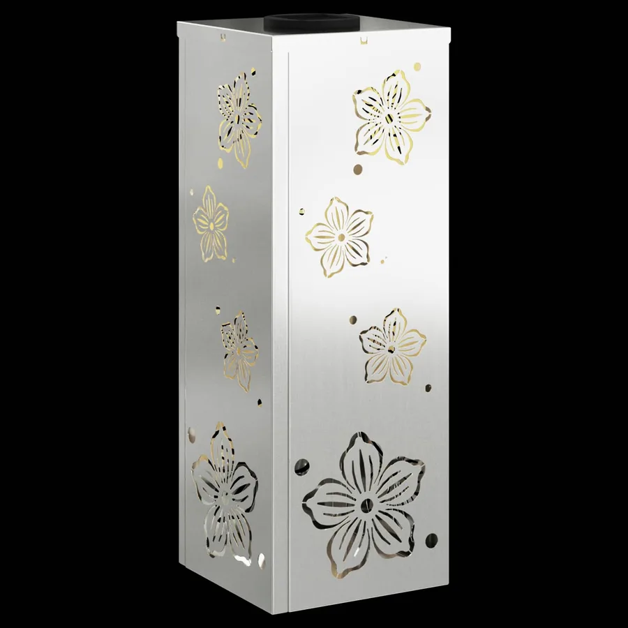 Lumière de chemin LED solaire 2 pcs Blanc chaud 18 x 18 x 50 cm - 12