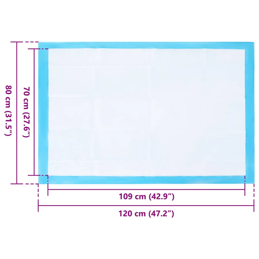 Tapis d'entraînement pour animaux en tissu non tissé 50 pcs - 9