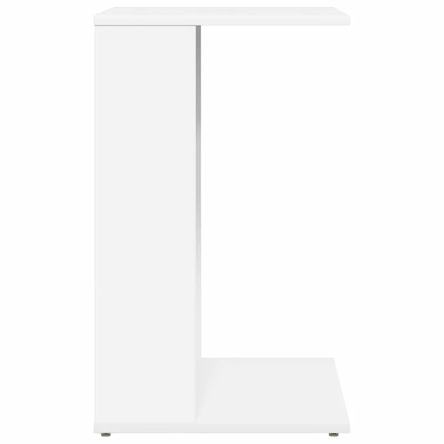 Table d'appoint Blanc 40 x 38 x 62,5 cm Bois d'ingénierie - 6