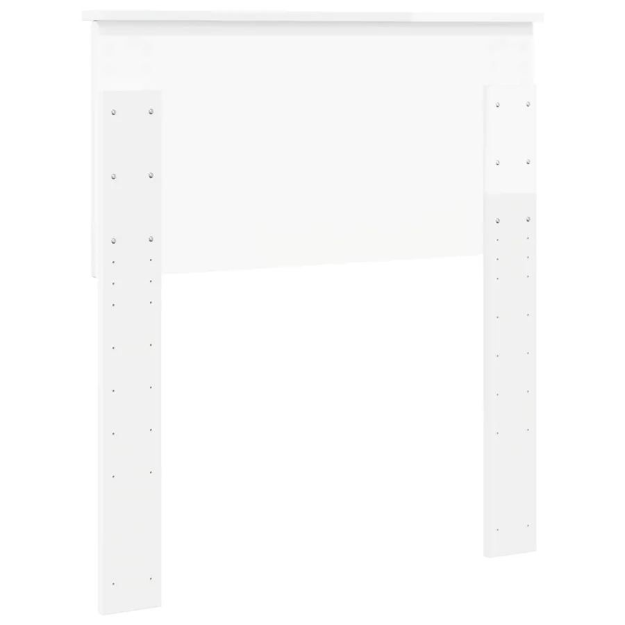 Tête de lit Blanc Brillant Bois d'ingénierie - 6
