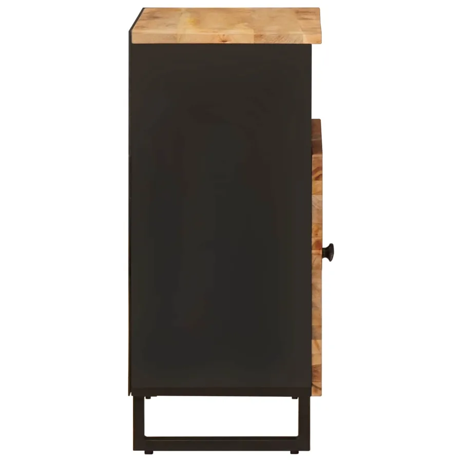 Meuble d'appoint Marron 60 x 33 x 75 cm Bois de mangue massif - 4