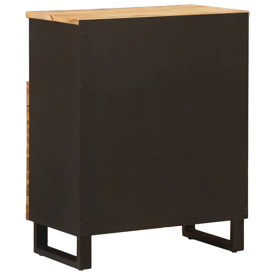 Meuble d'appoint Marron 60 x 33 x 75 cm Bois de mangue massif - 5