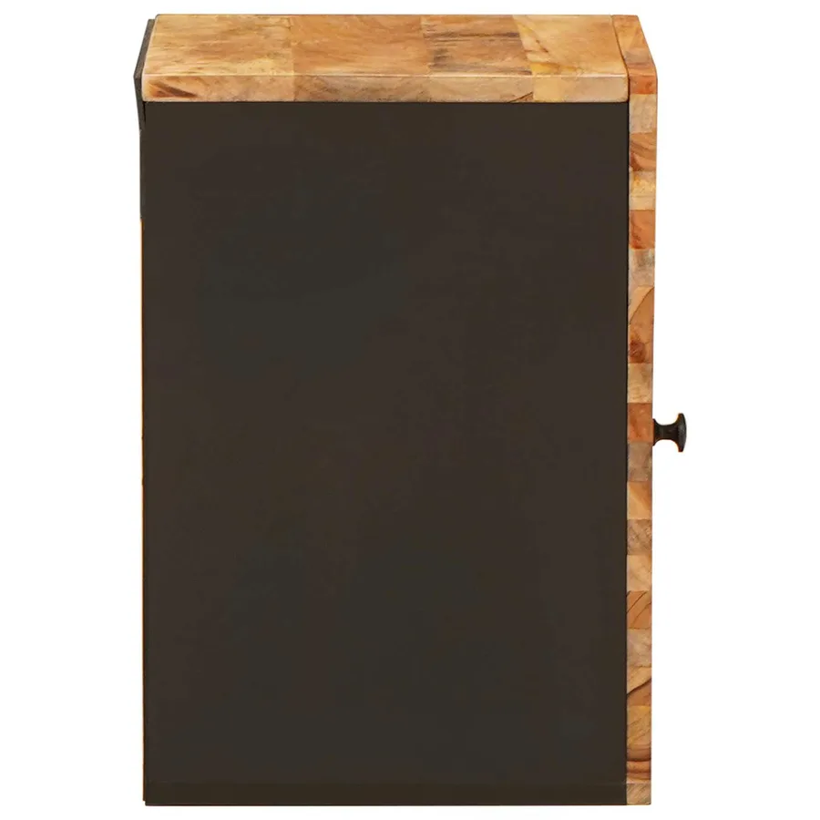 Cabinet de Salle de Bain Suspendu Naturel 38 x 33 x 48 cm - 4