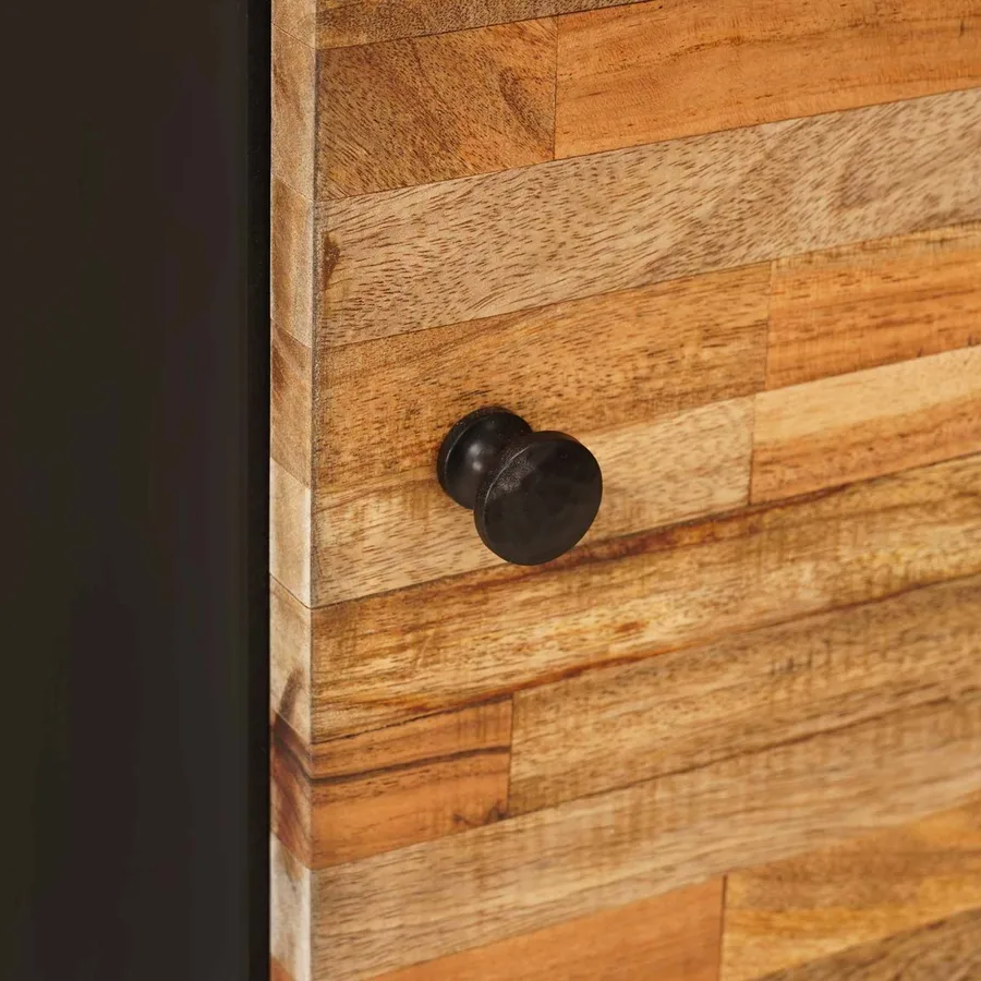 Cabinet de Salle de Bain Suspendu Naturel 38 x 33 x 48 cm - 7