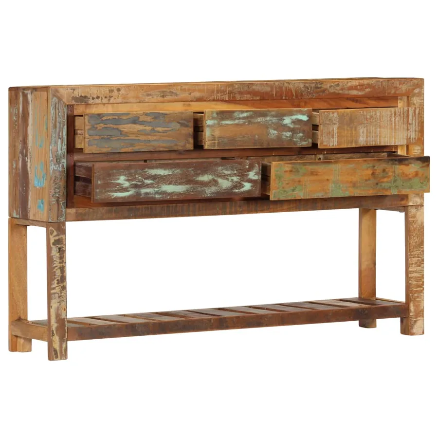 Buffet 120x30x75 cm Bois de récupération solide - 3