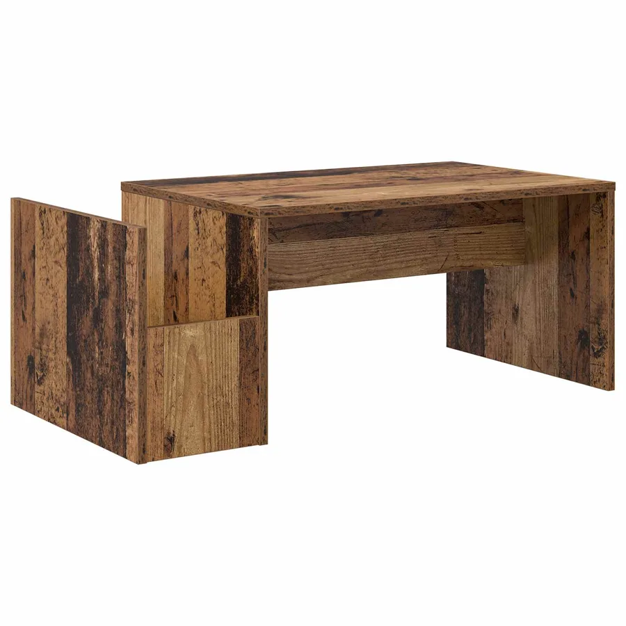 Table basse Bois ancien 90 x 45 x 35 cm Bois d'ingénierie - 2