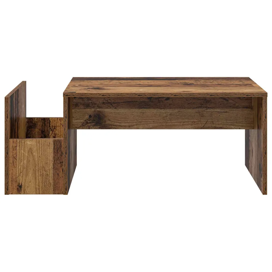 Table basse Bois ancien 90 x 45 x 35 cm Bois d'ingénierie - 5