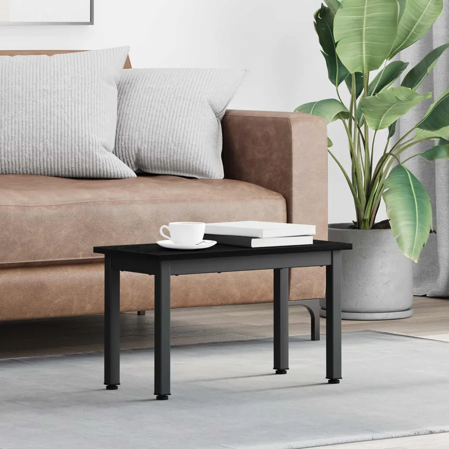 Table basse Chêne noir 60 x 30 x 36 cm Bois d'ingénierie