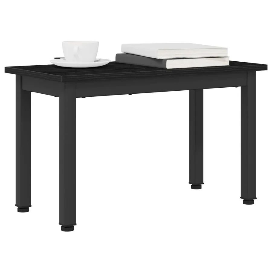 Table basse Chêne noir 60 x 30 x 36 cm Bois d'ingénierie - 3