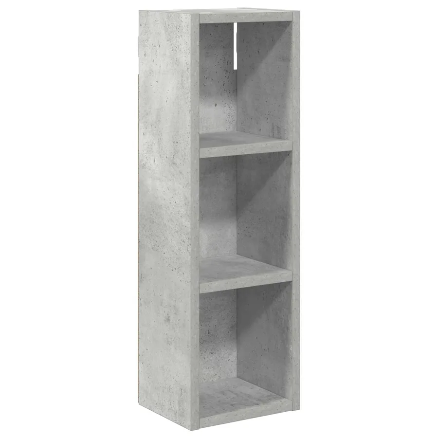 Armoire murale de salle de bain Gris Béton 20 x 16 x 62,5 cm - 2