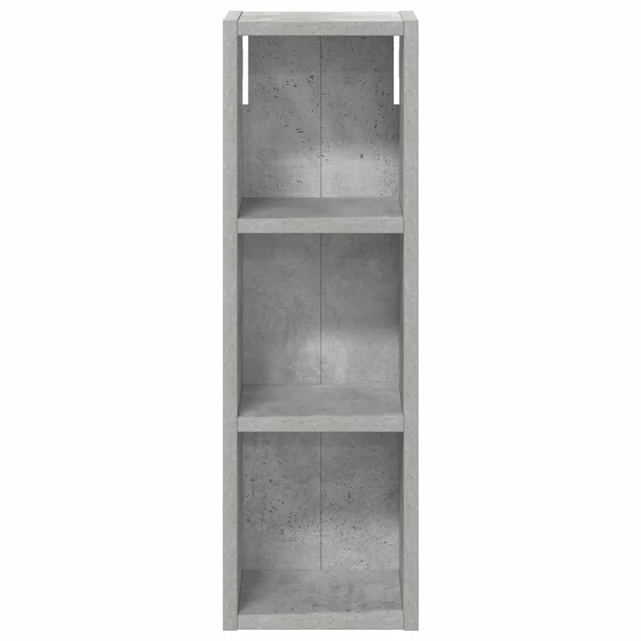 Armoire murale de salle de bain Gris Béton 20 x 16 x 62,5 cm - 6