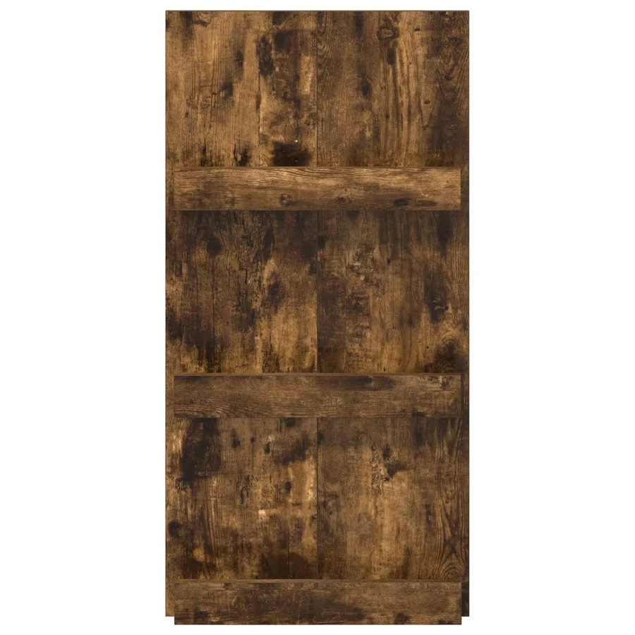 Étagère à magazines avec étagère Chêne fumé 51 x 11 x 102 cm - 5
