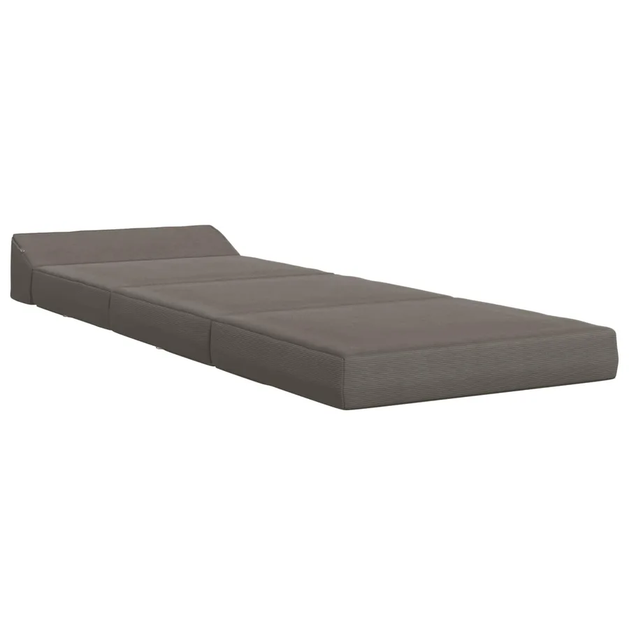 Canapé-lit pliable Gris clair 200 x 70 x 10 cm - 2