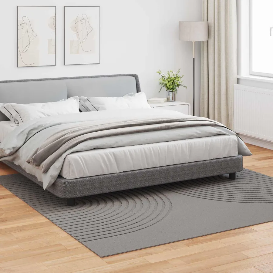Tapis de surface Carré GALATI Gris 240 x 240 cm Polyester - 3