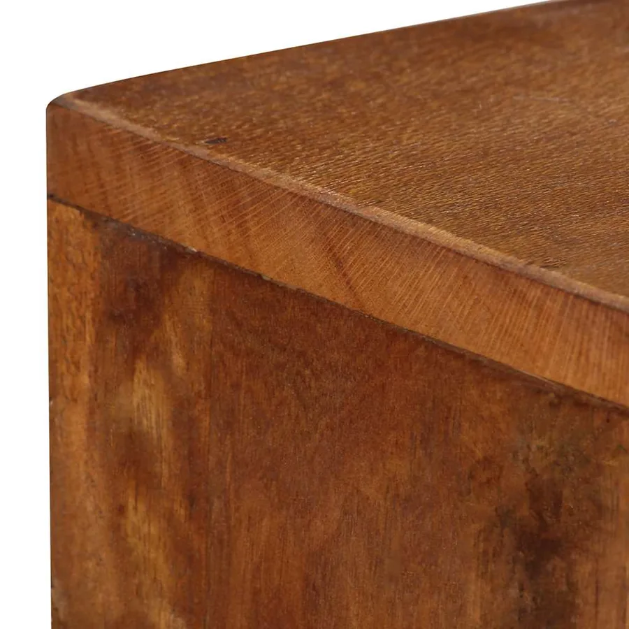Buffet Bois recyclé massif 110x30x75 cm Marron - 7