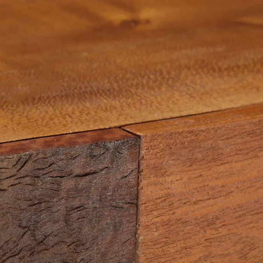 Buffet Bois recyclé massif 110x30x75 cm Marron - 8