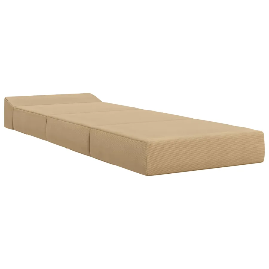 Canapé-lit pliable Gris Vert Clair 200 x 70 x 15 cm - 3