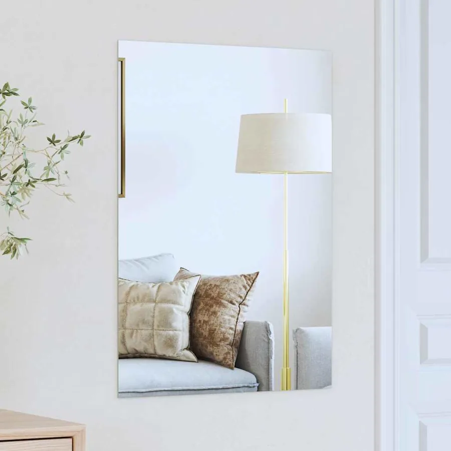 Miroir mural Rectangulaire 70 x 50 cm verre trempé