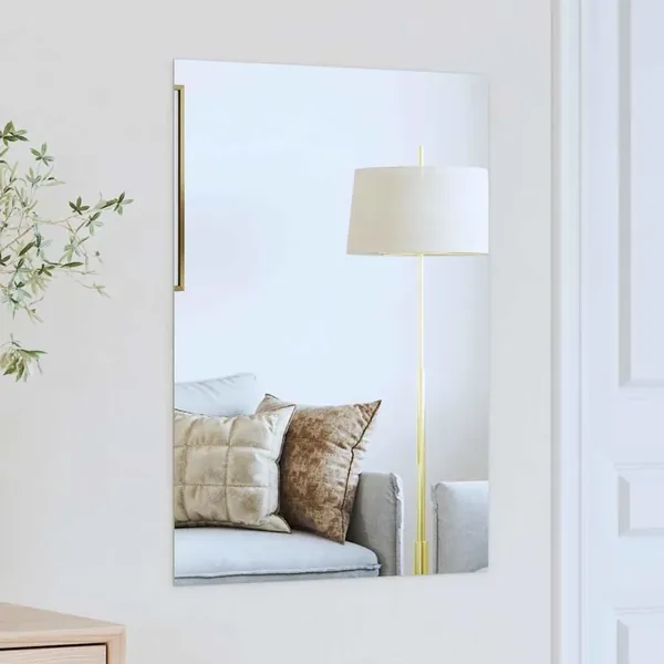 Miroir mural Rectangulaire 70 x 50 cm verre trempé