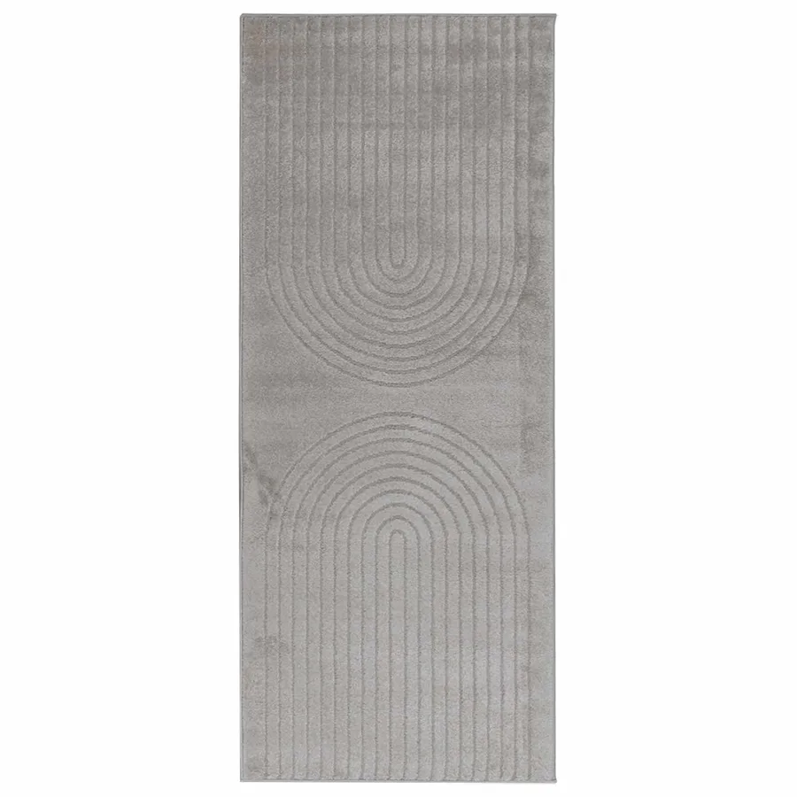 Tapis de surface Rectangulaire GALATI Gris 200 x 80 cm - 2