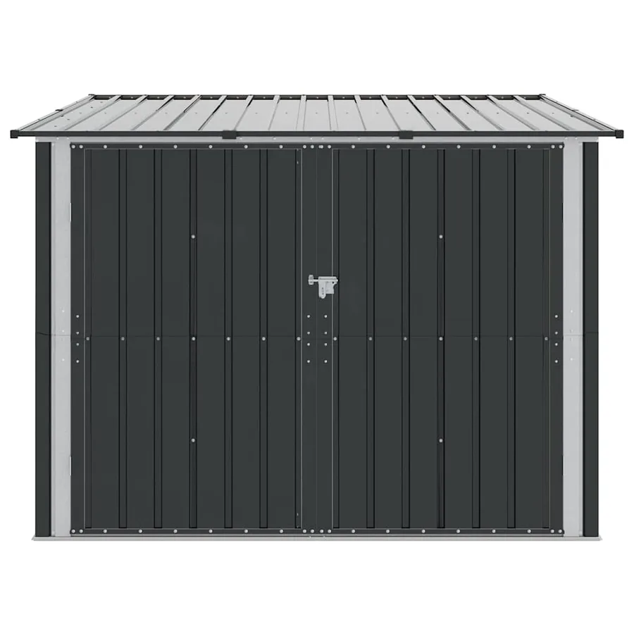 Abri de vélo 3 pcs Anthracite 216 x 207 x 158 cm Métал - 6