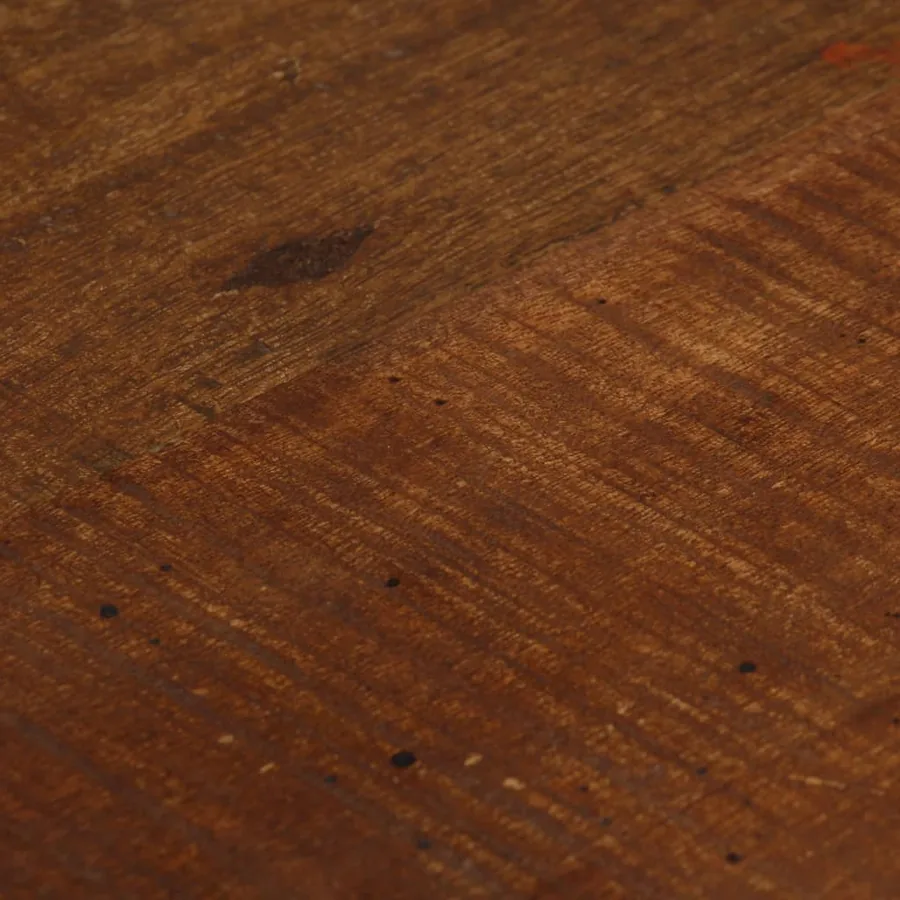 Tabourets de bar lot de 4 bois massif de récupération - 6