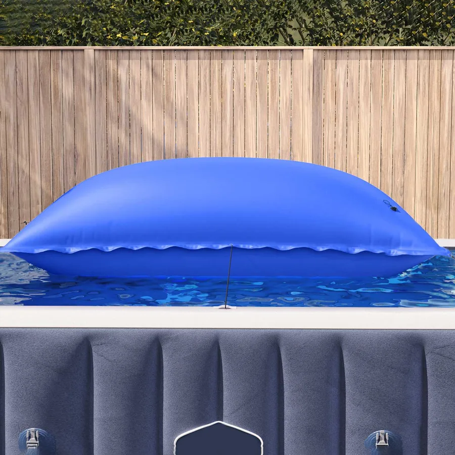 Coussin de piscine d'hiver Bleu 460 x 230 x 160 cm PVC - 3