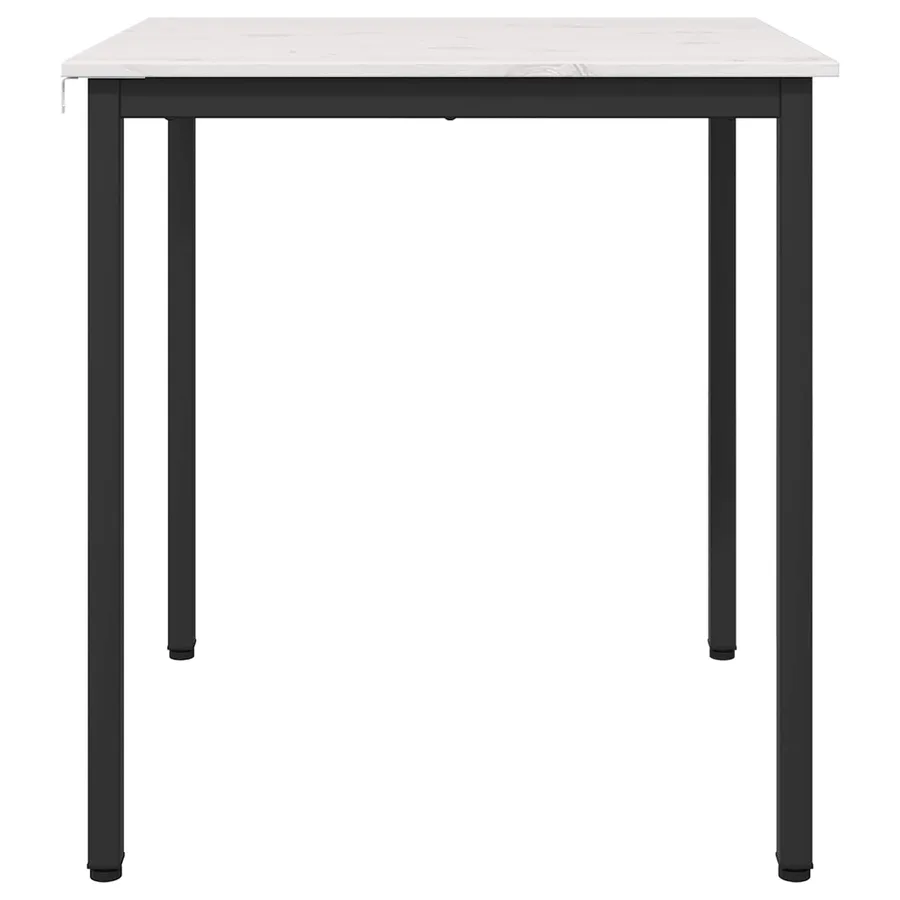 Table de salle à manger / Table de repas Blanc 70 x 70 x 75 cm - 6
