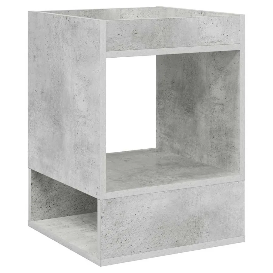 Table d'appoint Gris béton 40 x 40 x 56 cm Bois d'ingénierie - 2