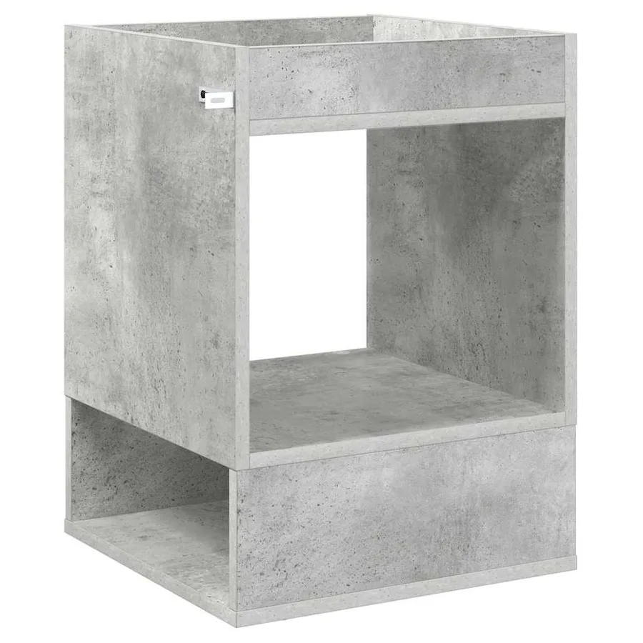 Table d'appoint Gris béton 40 x 40 x 56 cm Bois d'ingénierie - 7