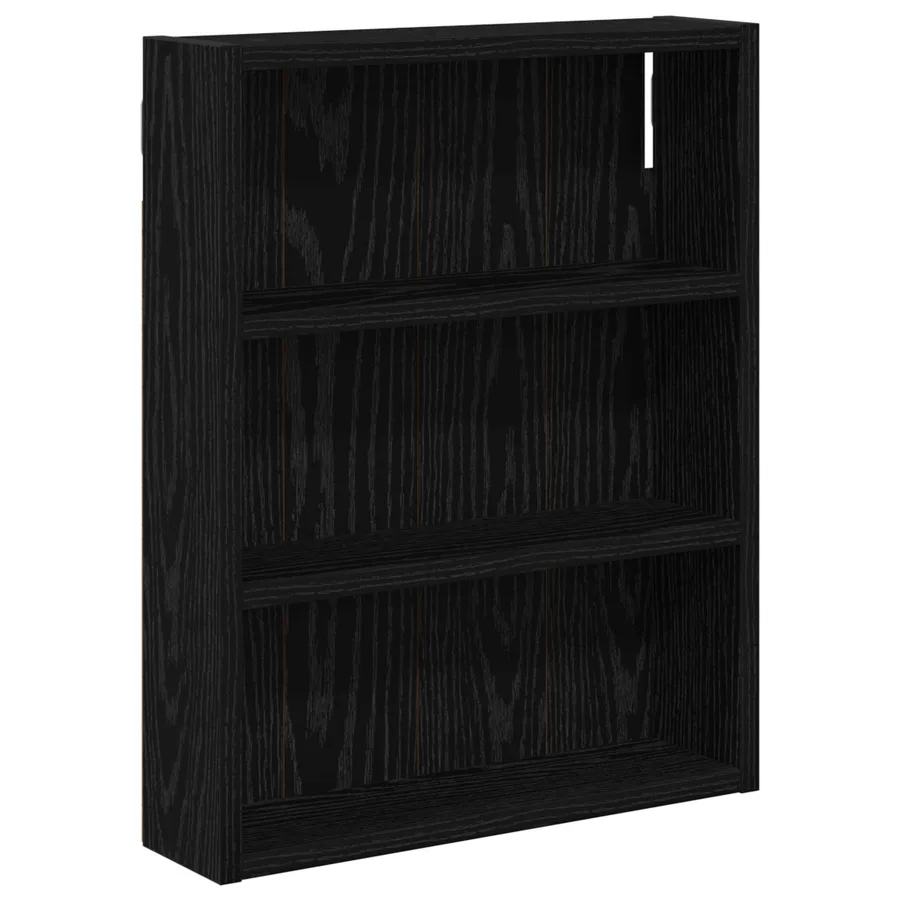 Armoire murale de salle de bain Chêne Noir 40 x 10 x 50 cm - 2