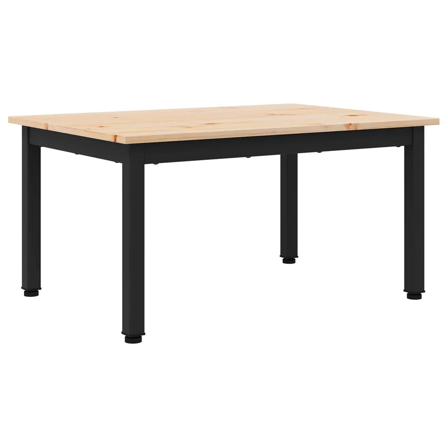 Table basse Naturel 70 x 50 x 36 cm Bois de pin massif - 2