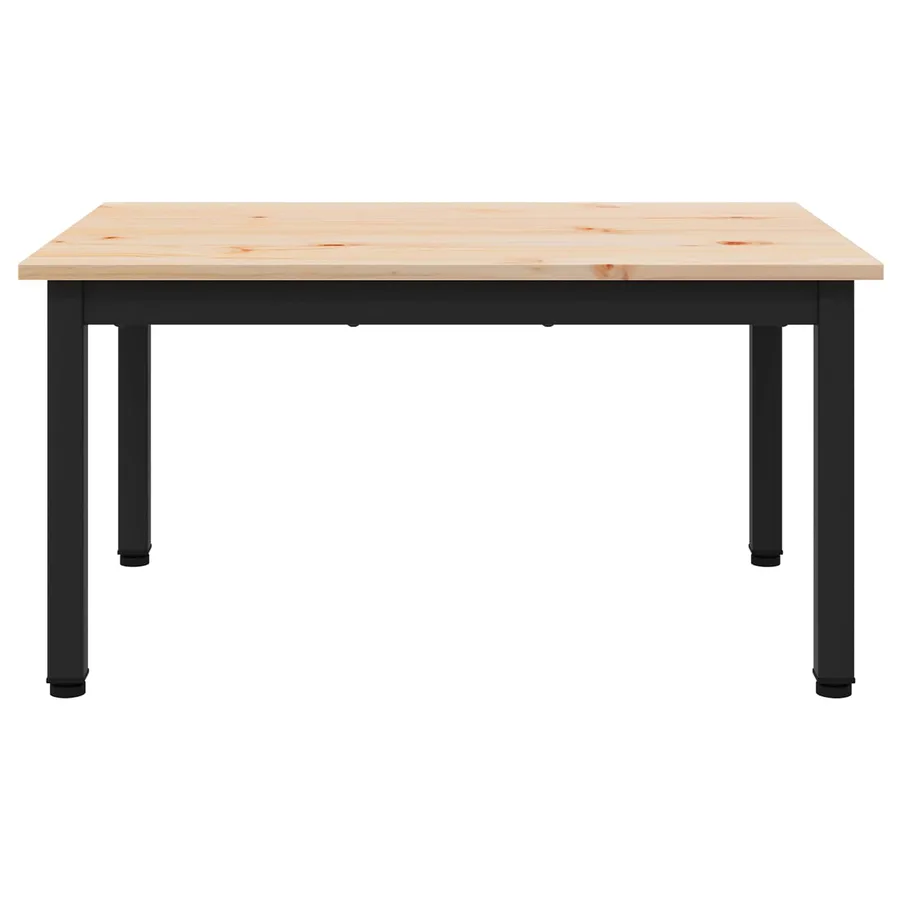 Table basse Naturel 70 x 50 x 36 cm Bois de pin massif - 5