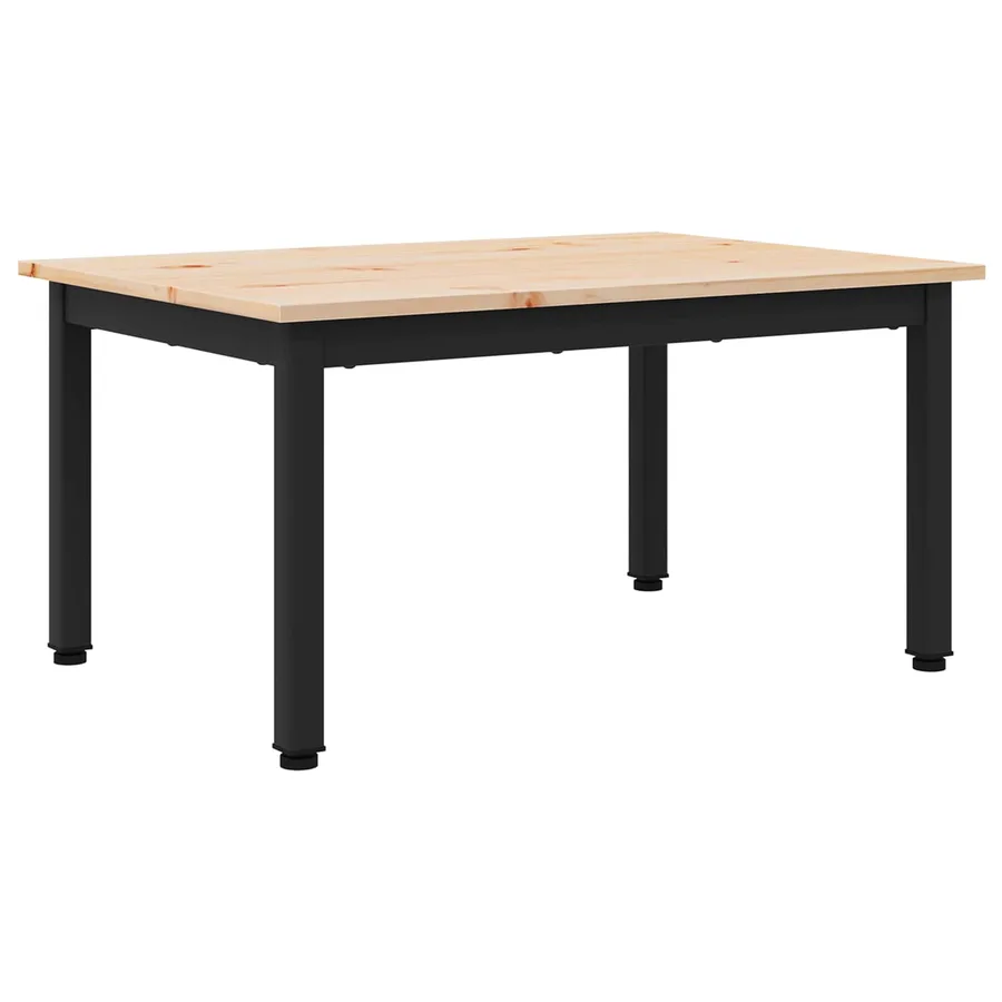 Table basse Naturel 70 x 50 x 36 cm Bois de pin massif - 7