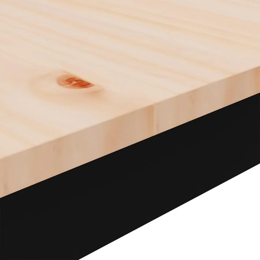 Table basse Naturel 70 x 50 x 36 cm Bois de pin massif - 9