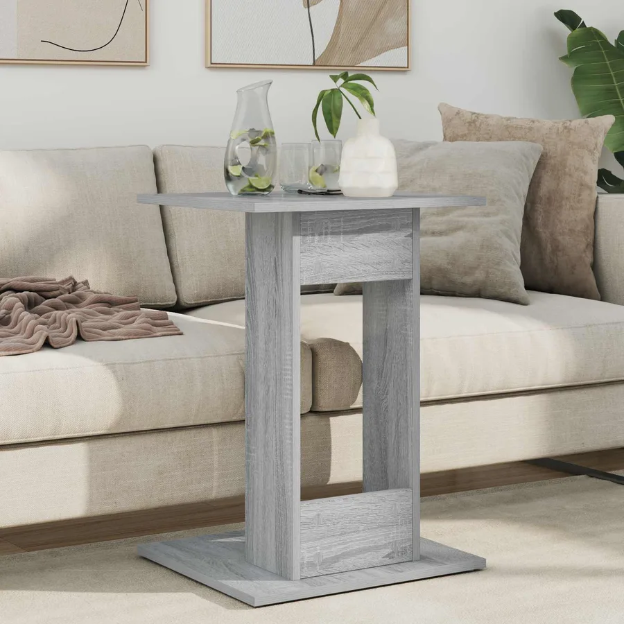 Table d'appoint Gris Sonoma 45 x 40 x 62,5 cm Bois d'ingénierie - 4