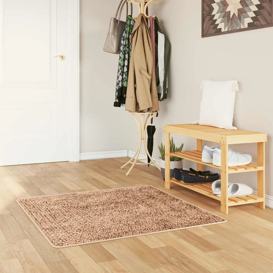Coureur de Tapis MARSA Jaune 100 x 100 cm Polyester et PVC