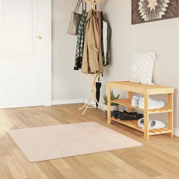 Coureur de Tapis MARSA Crème 100 x 100 cm Polyester et PVC