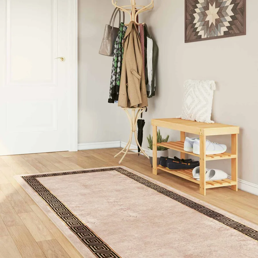 Coureur de Tapis MARSA Noir 80 x 250 cm Polyester et PVC