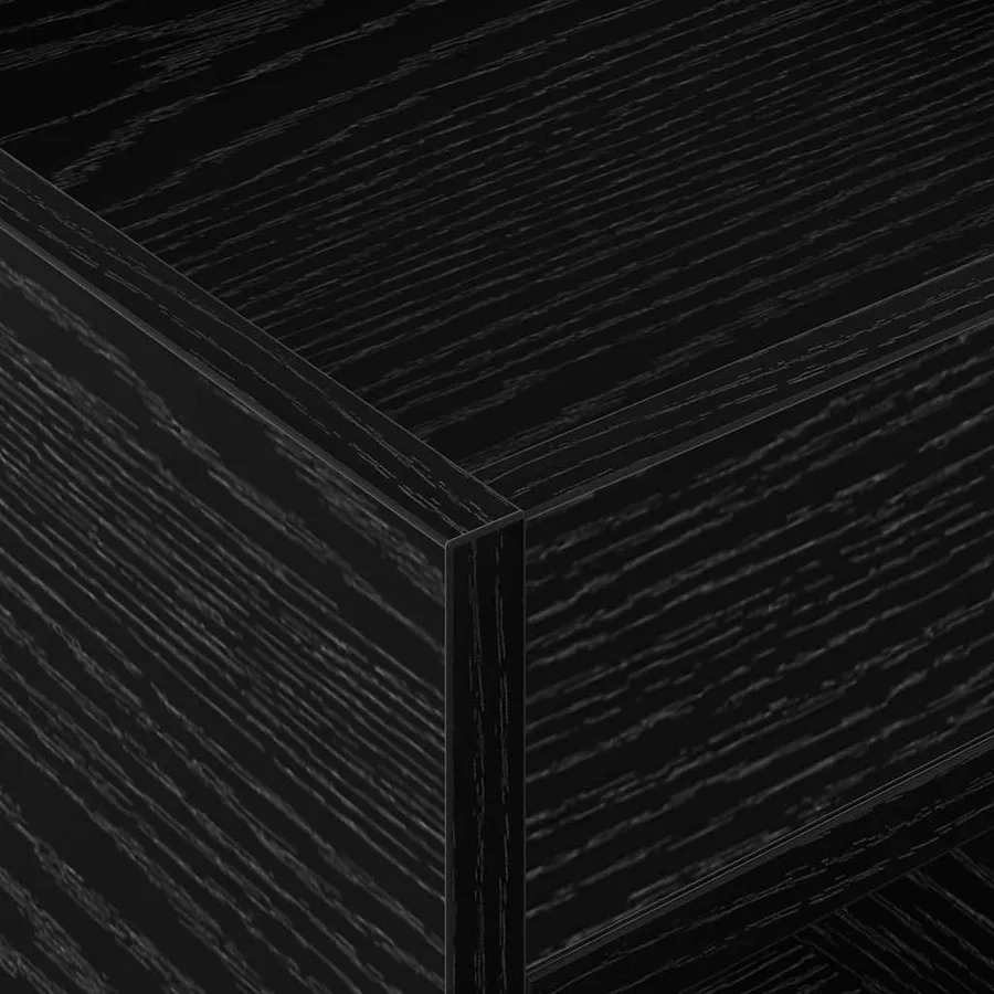 Table d'appoint Chêne noir 40 x 40 x 56 cm Bois d'ingénierie - 7