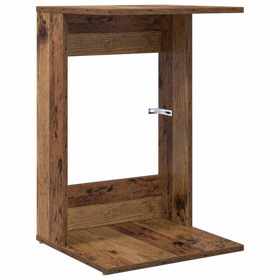 Table d'appoint Bois ancien 40 x 38 x 62,5 cm Bois d'ingénierie - 2