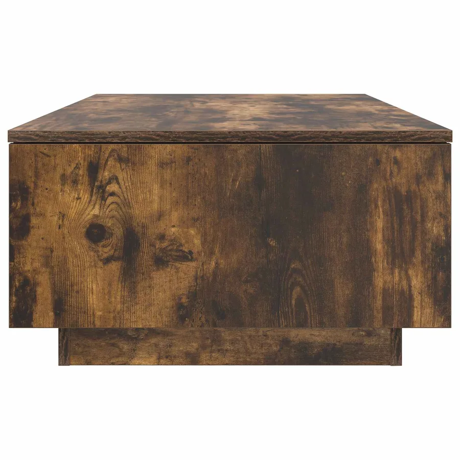 Table basse Chêne fumé 95 x 55 x 31 cm Bois d'ingénierie - 7
