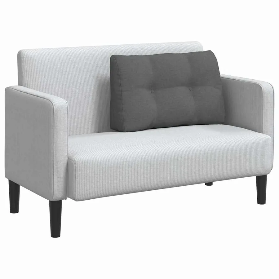 Coussin de Dos Gris foncé 80 x 24 x 50 cm tissu - 3